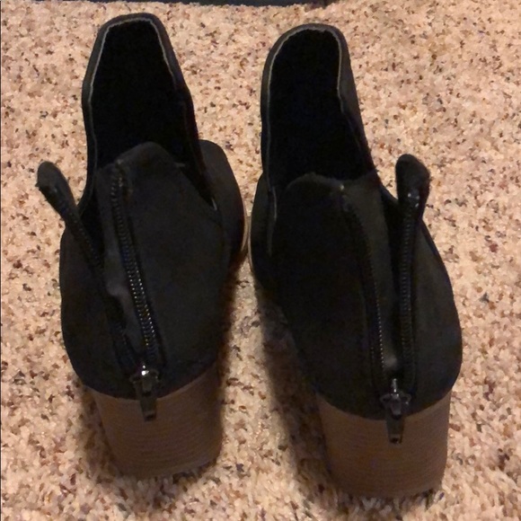 Black booties block heel - Picture 3 of 4